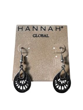 Hannah Global Teardrop Design Dangle Earrings